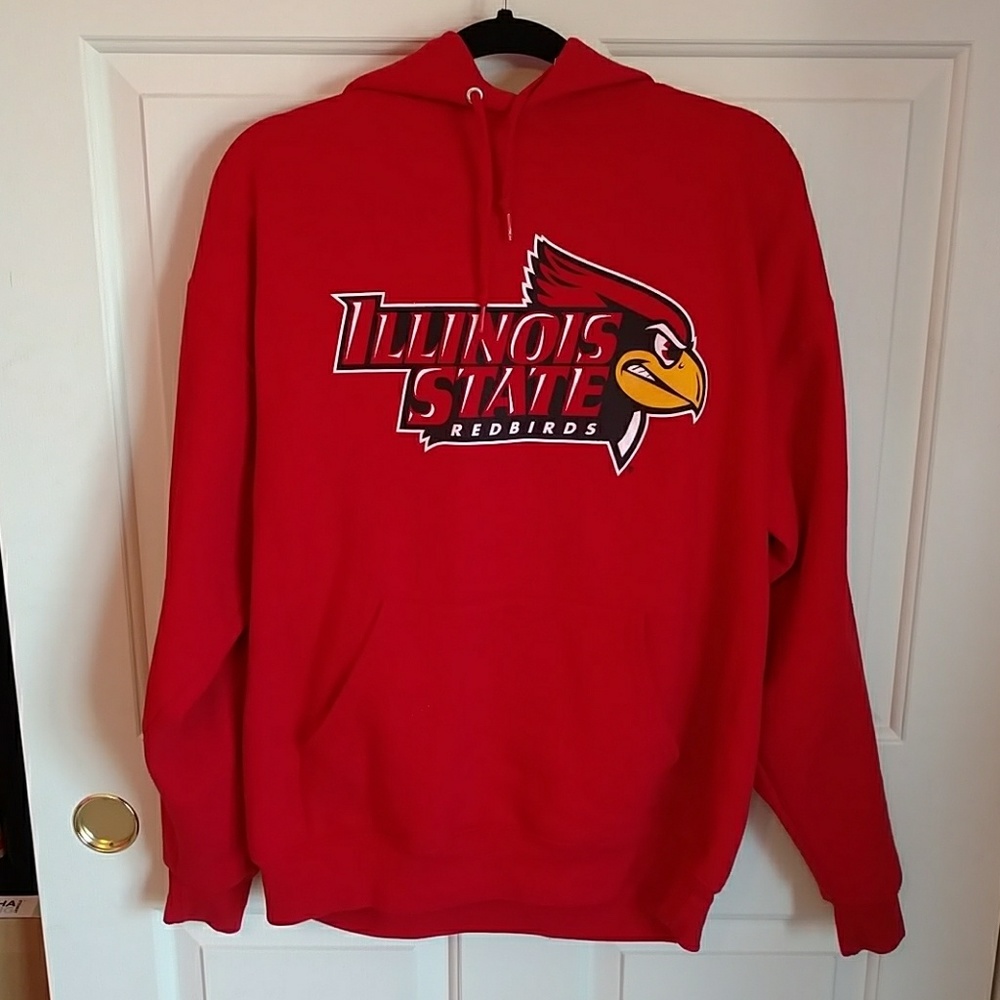 IL State Red Sweatshirt Lg